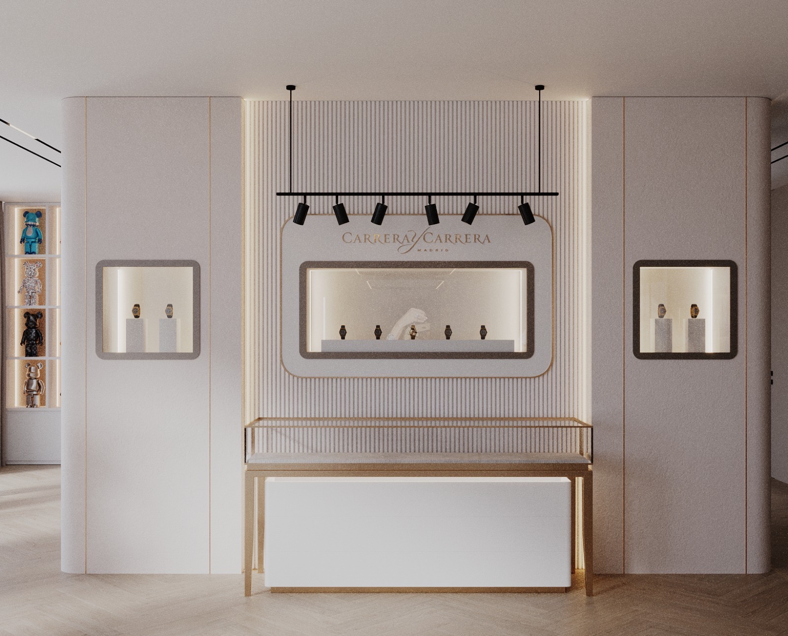 Carrera y Carrera luxury retail display branding